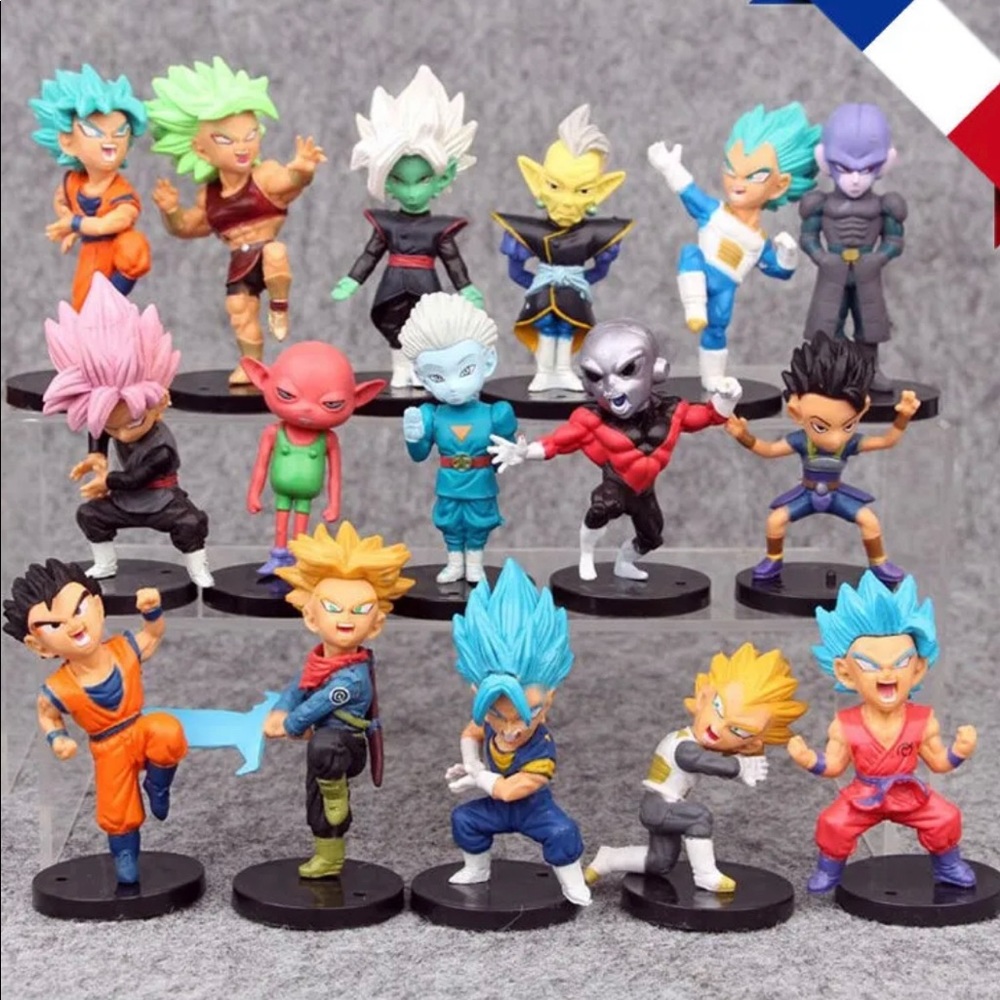 Dragon Ball  Z 16 Piece Figure Set